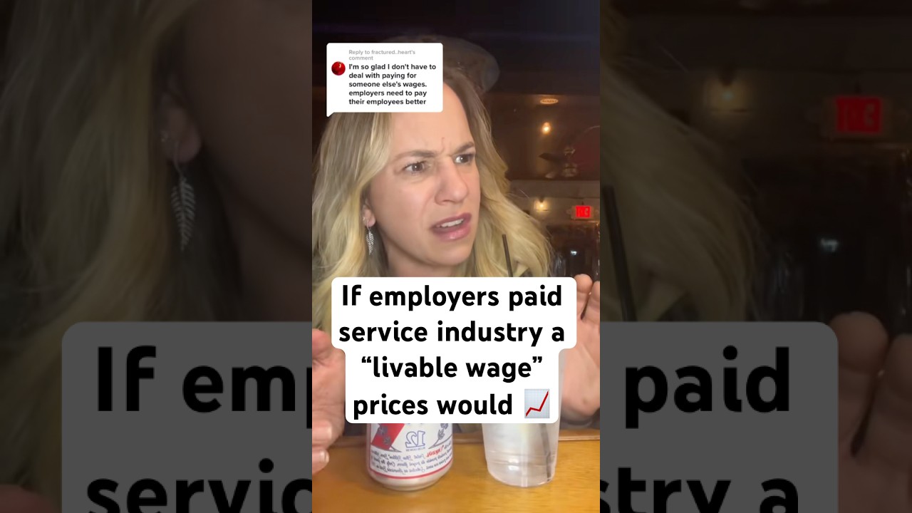 What happens if service industry workers got paid a livable wage? #ServiceIndustry￼