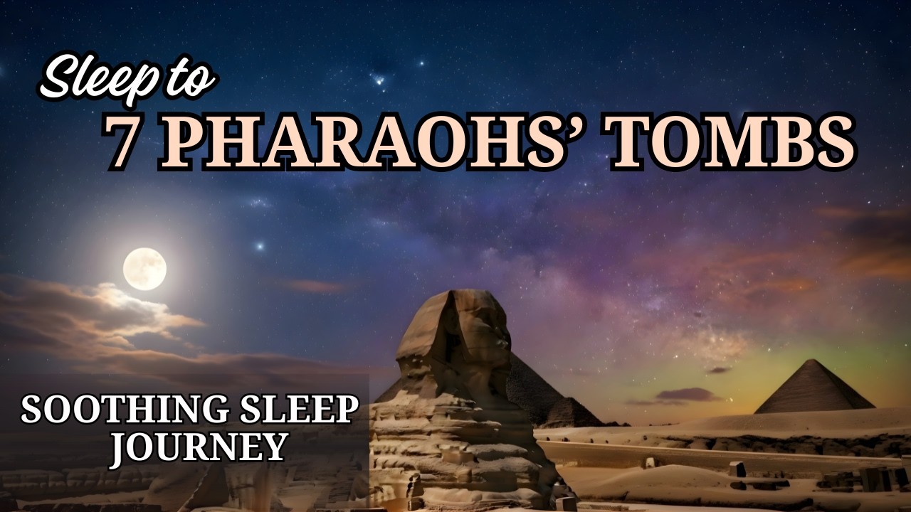 Seven Pharaohs’ Tombs Sleep Story | Calm Bedtime Journey