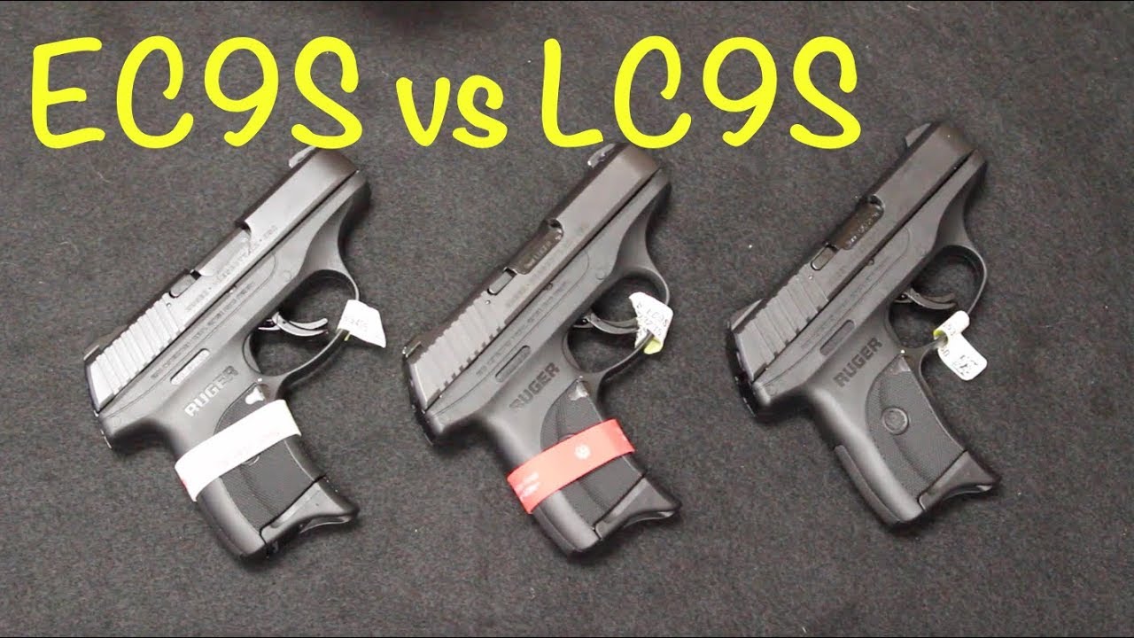 Ruger EC9S против LC9S против Pro