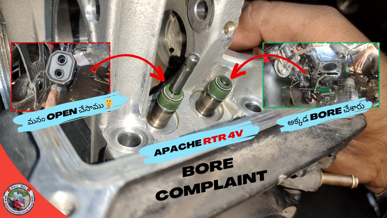 Hyderabad TVS Apache 4V Vehicle Bore Complaint | Hari Mec