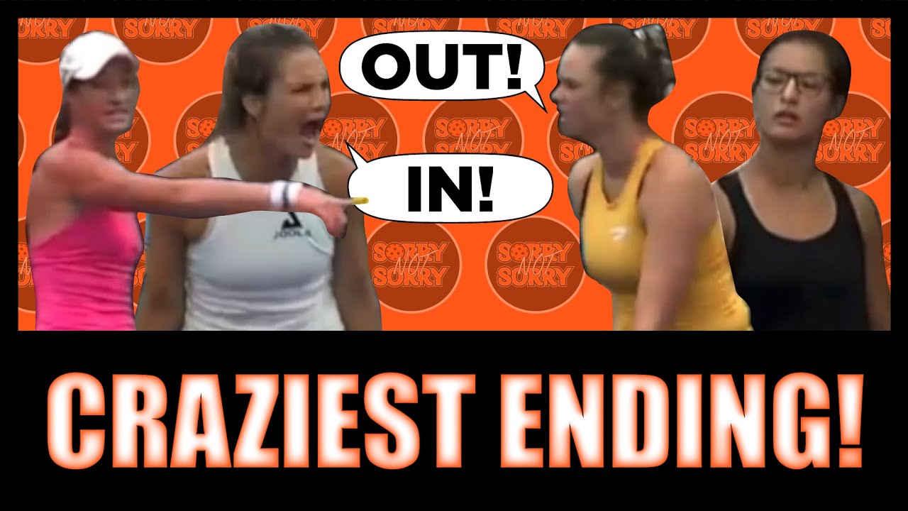 Most INSANE Ending To A Pickleball Match EVER - MUST SEE!