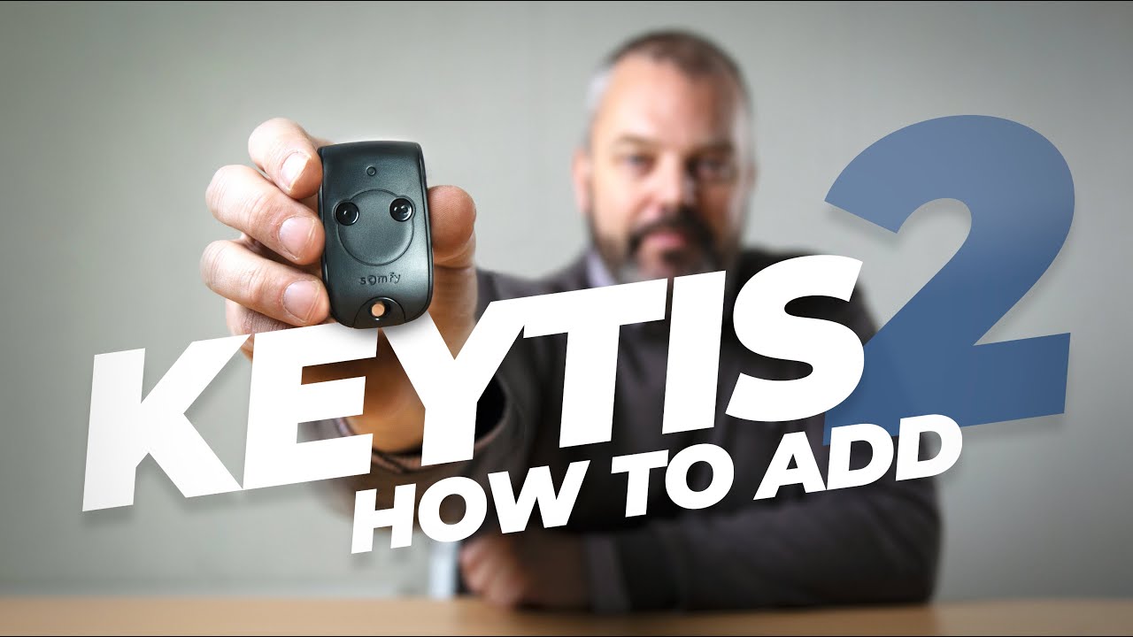 Как добавить пульт дистанционного управления Telis RTS к вашим рольставням Somfy Keytis 2 RTS