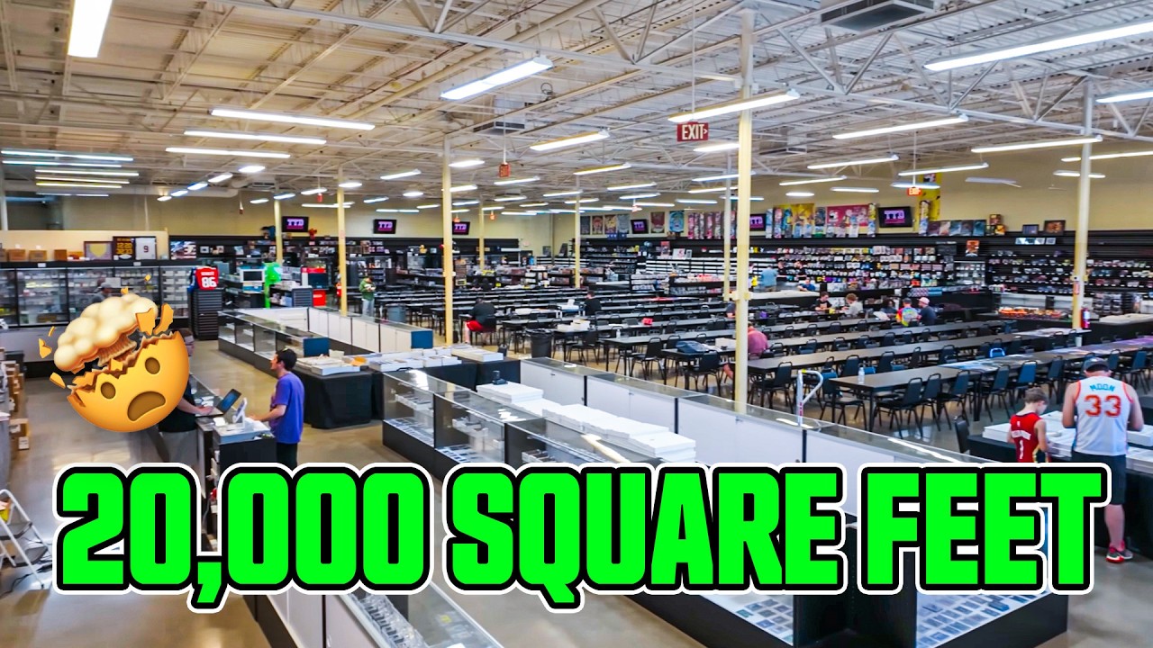 The LARGEST hobby shop in the world with the craziest Derek Jeter Collection | House of Hobby