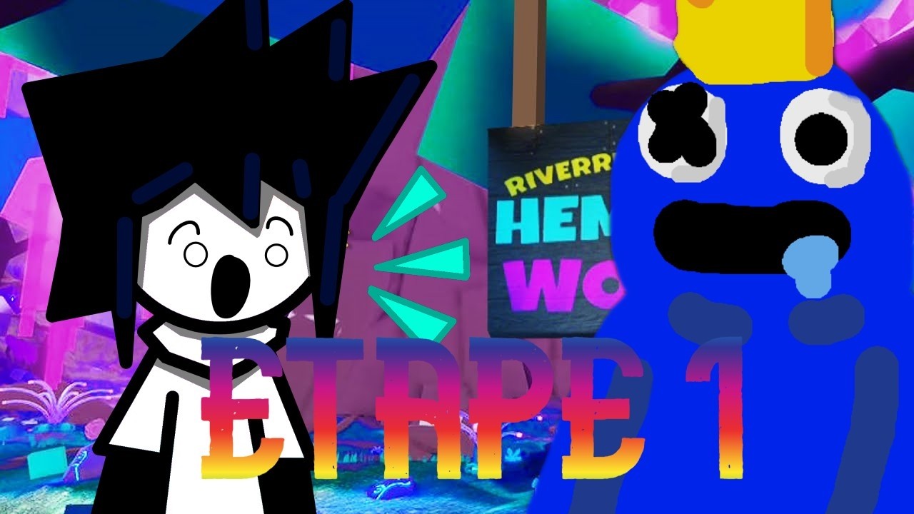 L'etape 1 de Rainbow Friends mais rapidement (Gameplay)