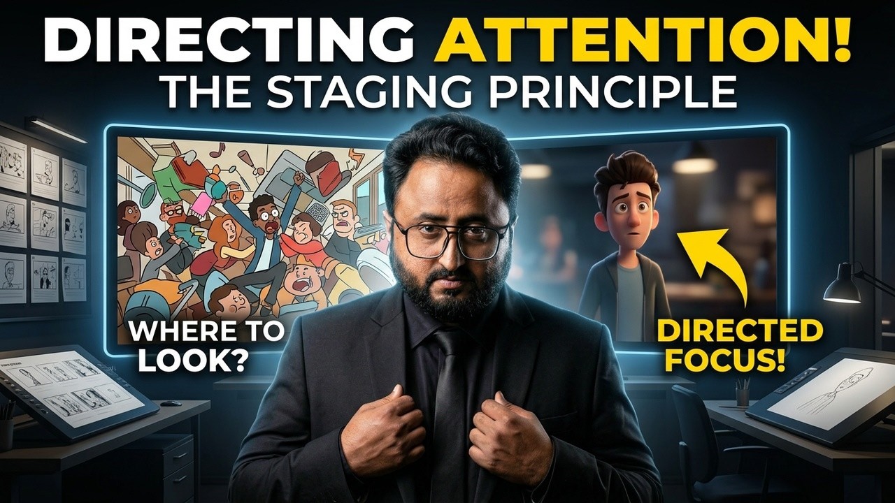 Staging Principle: A Deep Dive into Directing Focus in Animation
