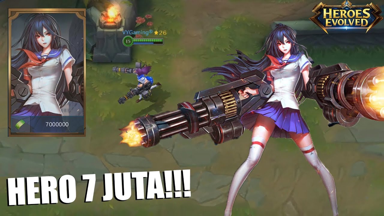 BELI HERO TERMAHAL SAMPAI 7 JUTA POINT ! SEBERAPA OP SIH HERONYA? - BONNIE HEROES EVOLVED