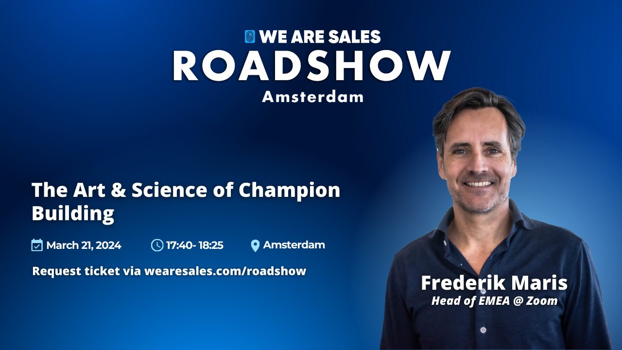 The Art & Science of Champion Building by Frederik Maris, Head of EMEA Zoom