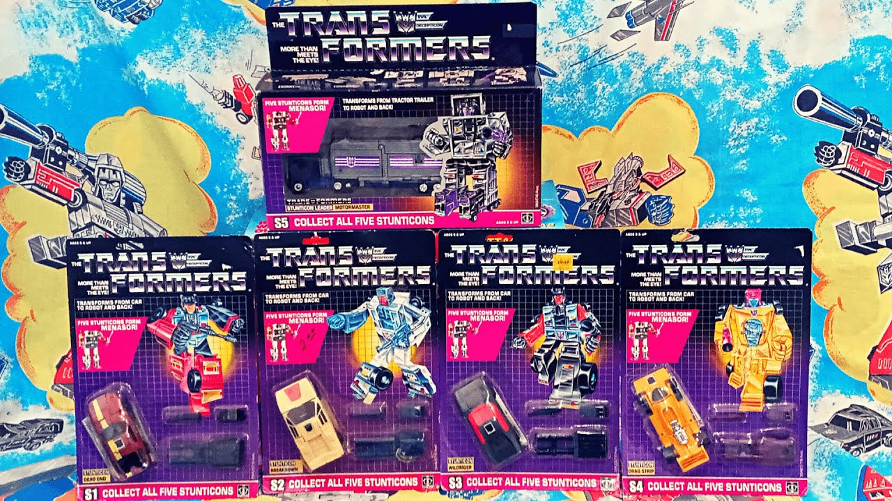 The Transformers 1986 G1 Stunticons set review