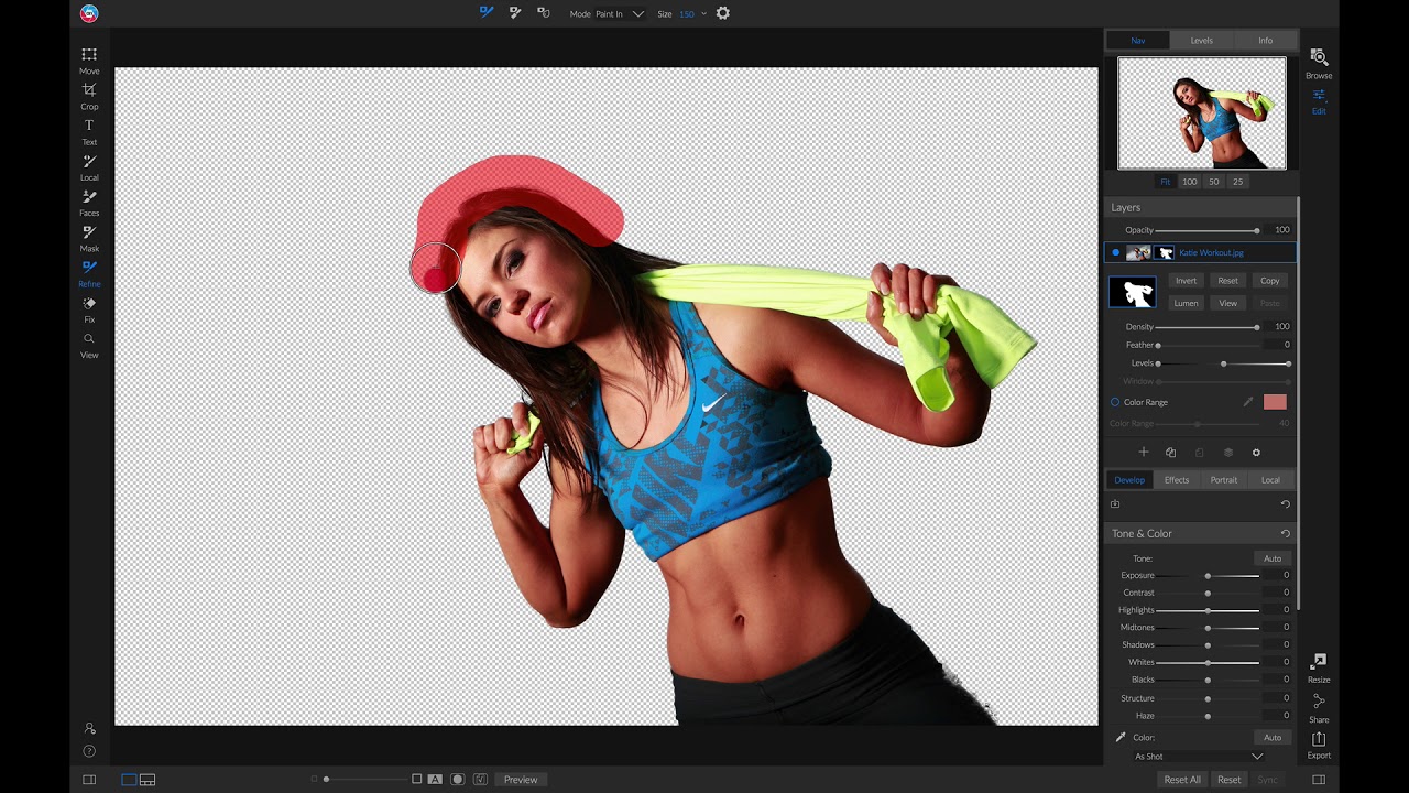 Using the AI Quick Mask Tool &ndash; ON1 Photo RAW 2019