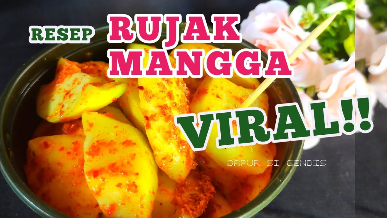 RACIKAN VIRAL TIKTOK - RUJAK BON CABE MANGGA MUDA || ASEM ASIN PEDAS RASANYA