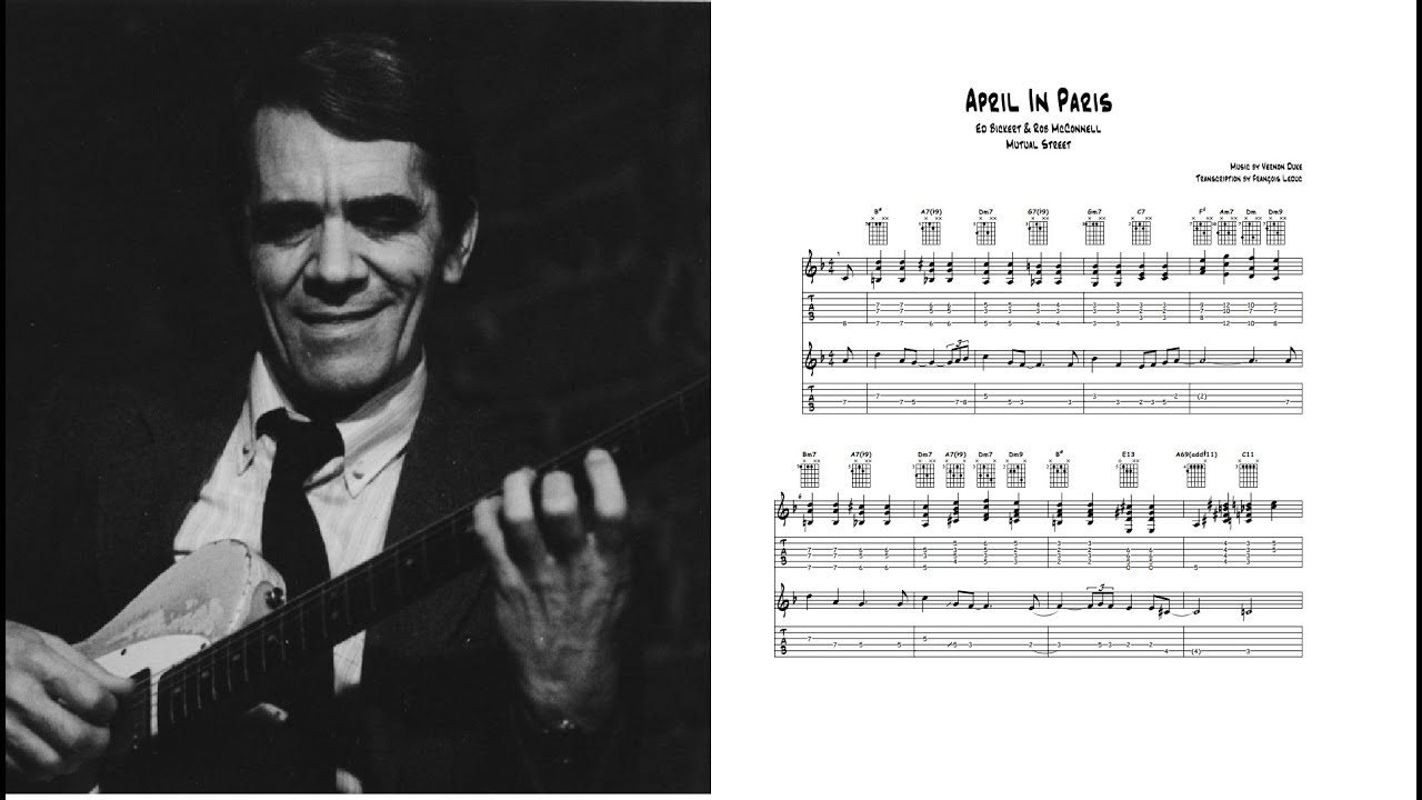 April In Paris - Ed Bickert & Rob McConnel (Transcription)
