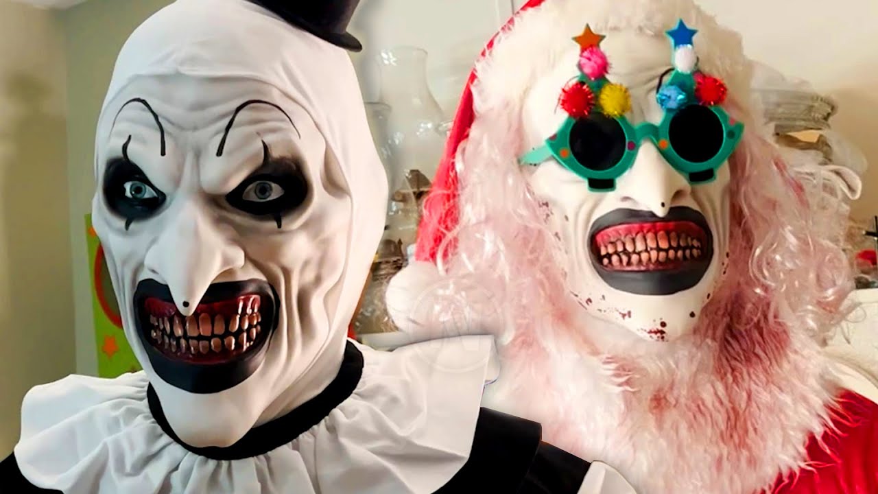 Terrifier Art The Clown + Santa Art Animatronic Unboxing / Setup + Review (Spirit Halloween 2025)