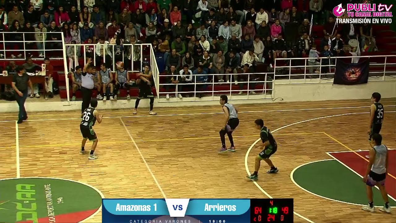 Final de Bascket Categoría Varones Abierto AMAZONAS 1 VS ARRIEROS