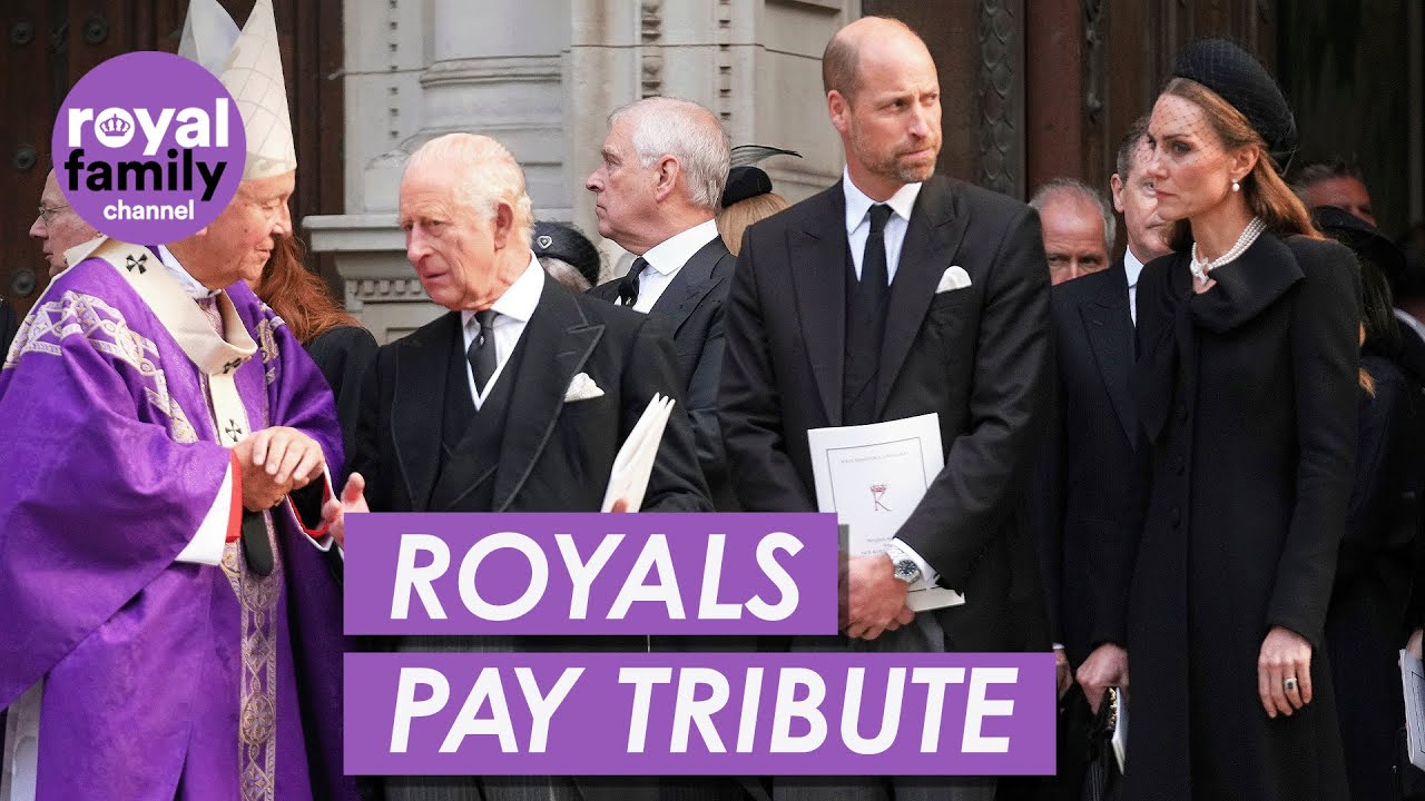 Royal Family Attend Duchess of Kent&rsquo;s Funeral at Westminster Cathedral