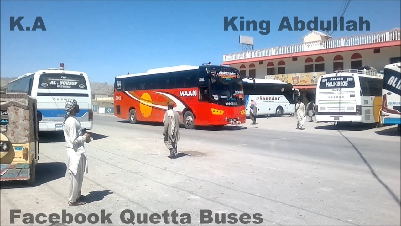 The Old Bus Terminals Of Quetta City, Pakistan