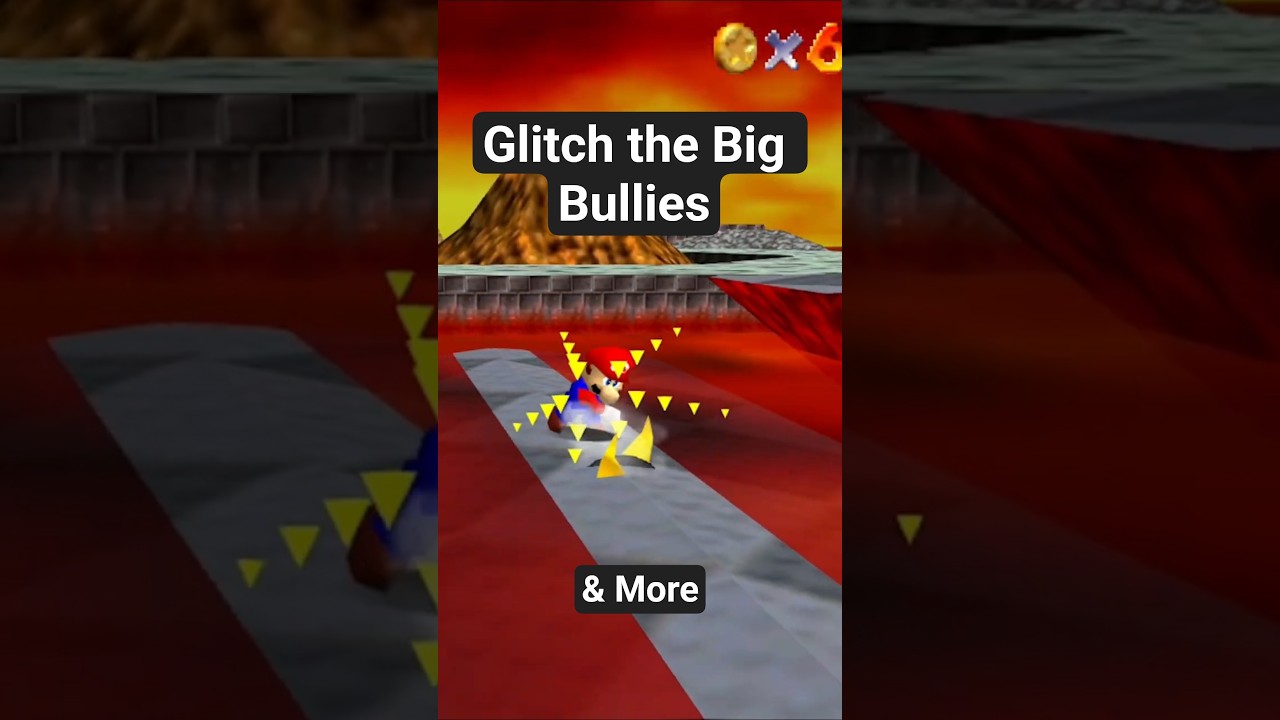Glitch the Big Bullies #supermario #supermario64 #lethallavaland