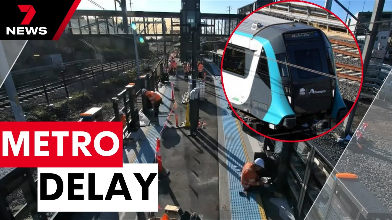 Opening of Sydney Metro extension from Sydenham to Bankstown delayed to 2026 | 7NEWS