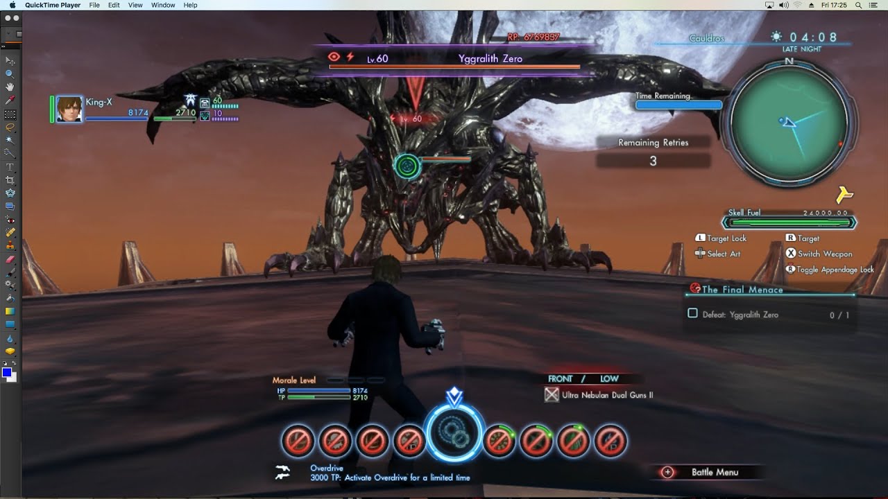 Xenoblade Chronicles X - SOLO Global Nemesis: Yggralith Zero - Infinite Overdrive combo!