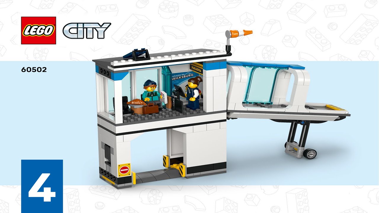 LEGO Instructions - City - 60502 - Airport with Airplane - Airport (Book 4)