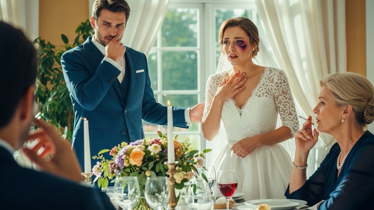 En mi boda, le pedí a mi suegra que no fumara — mi esposo me dio una bofetada, pero 10 minutos des…