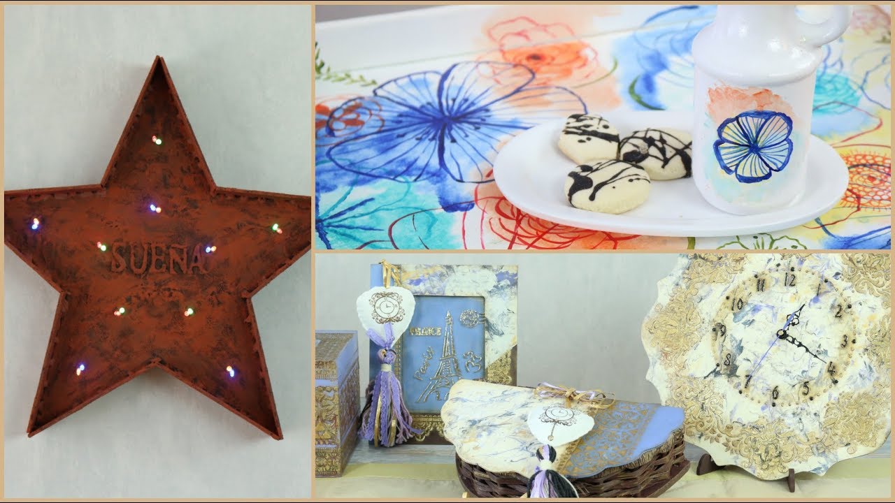 ManosalaObraTv 2018 Programa 18 - Pintura Decorativa - Tecnicas Mixtas - Efecto Oxido