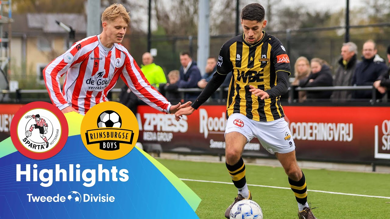 🎯🔥 Van der Weijden en Spruijt DOEN het! | Highlights Jong Sparta Rotterdam – Rijnsburgse Boys