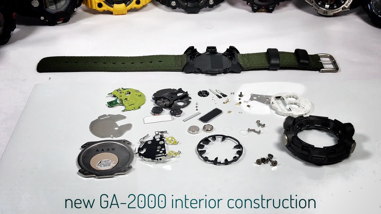 GA-2000 G-Shock watch re-assembly process | 70 steps in 7 minutes