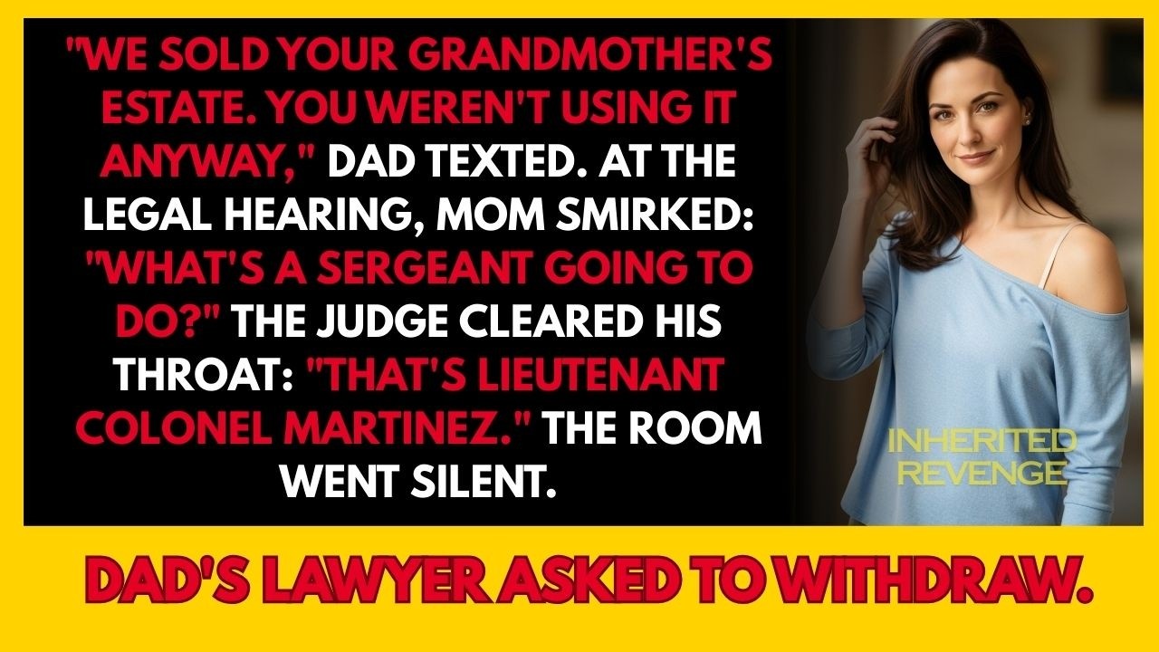 My Parents Sold My Inheritance While I Was Deployed—Then The Military Tribunal Read My Rank