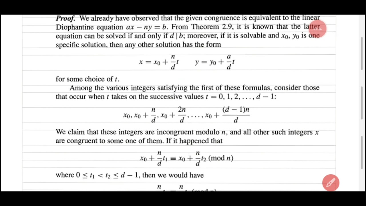 Linear Congruences & CRT |Part 1 |6th Sem BSc. Mathematics|Number Theory & Linear Algebra