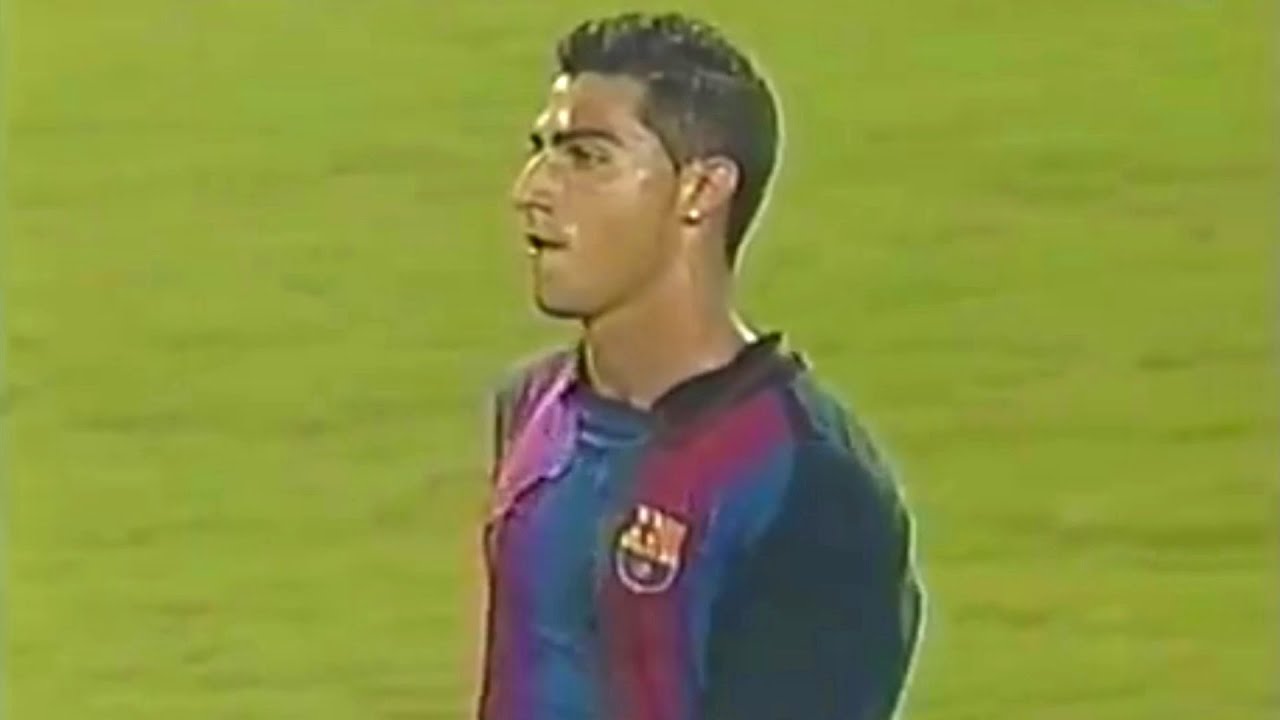 19 Years Old Ricardo Quaresma for Barcelona Against Legendary AC Milan