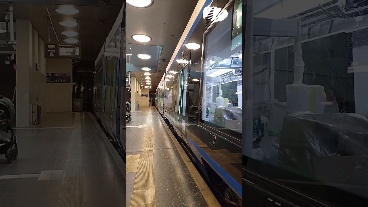 Stadler Tina RSAG Probefahrt durch den Hauptbahnhof Rostock 16:32 19.08.25 #stadler #tina #rsag
