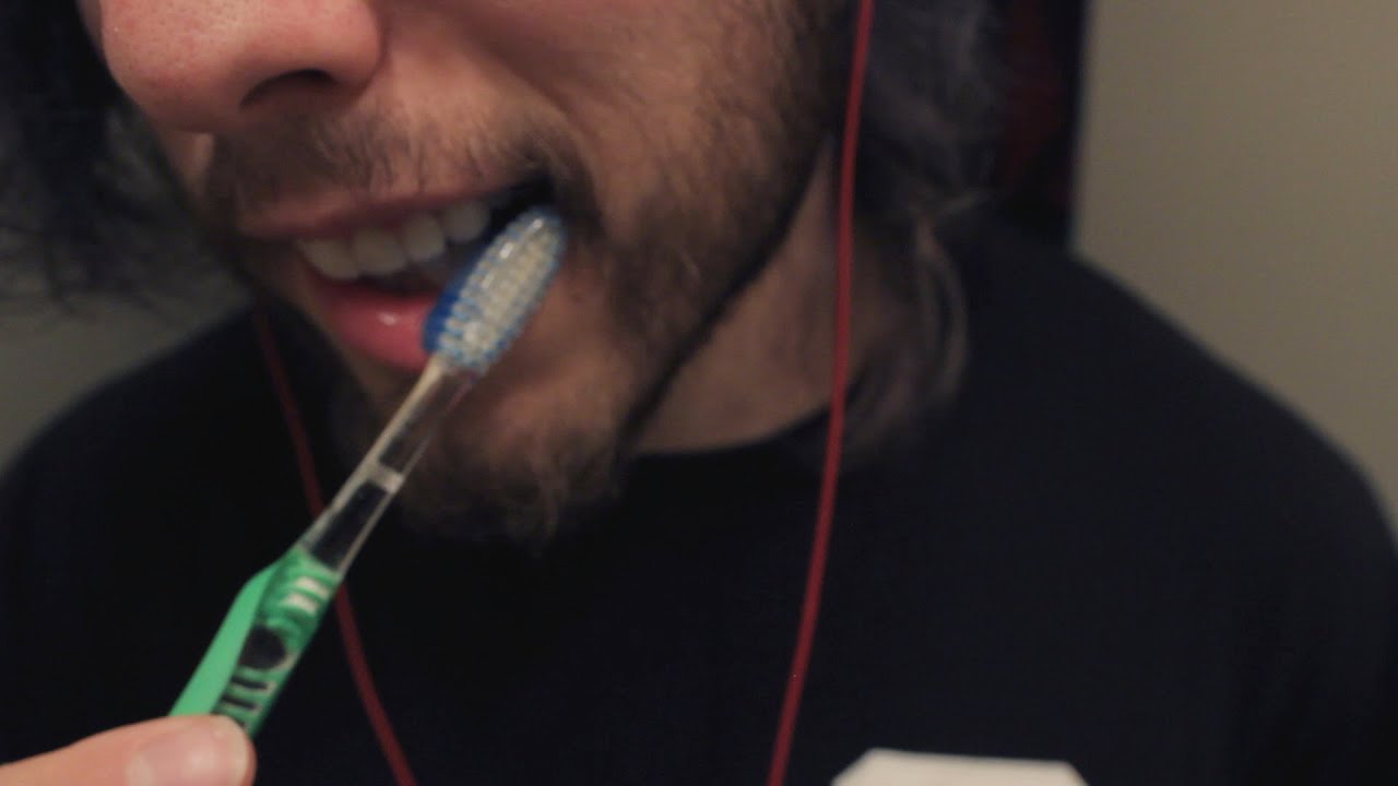 ASMR Brushing Teeth & Swishing Mouthwash Sounds