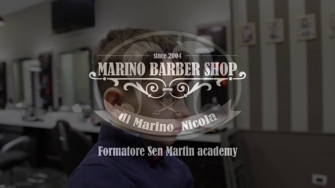 Marino Barber shop tutorial taglio sfumato moda bambino.