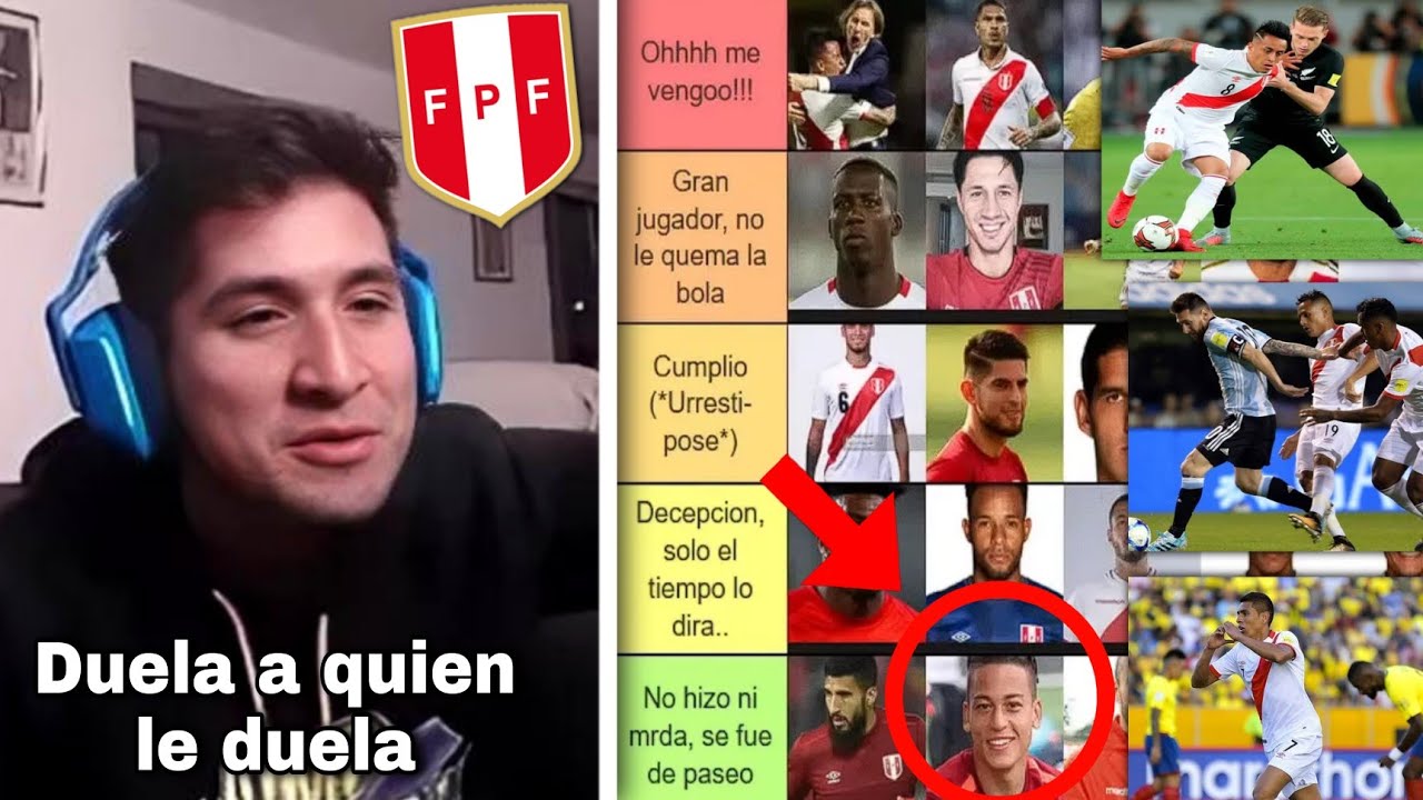⚽FANODRIC TIERLIST JUGADORES ERA GARECA 🇵🇪🏆