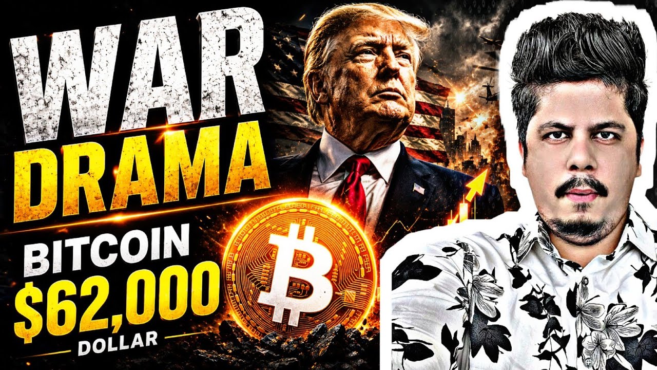 Iran America War Drama | Bitcoin $62000