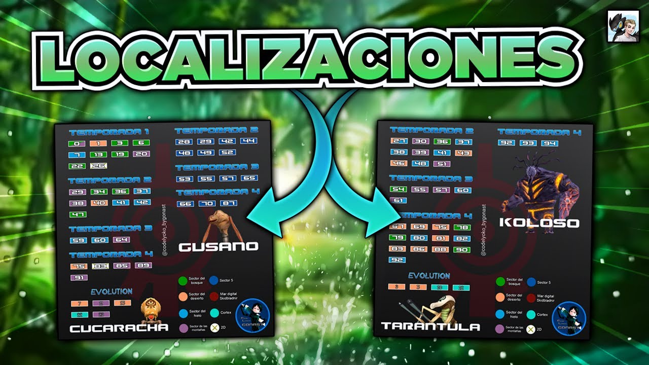 🔎 ¡¡LOCALIZACIÓN de TODOS los MONSTRUOS de XANA!! 🔍