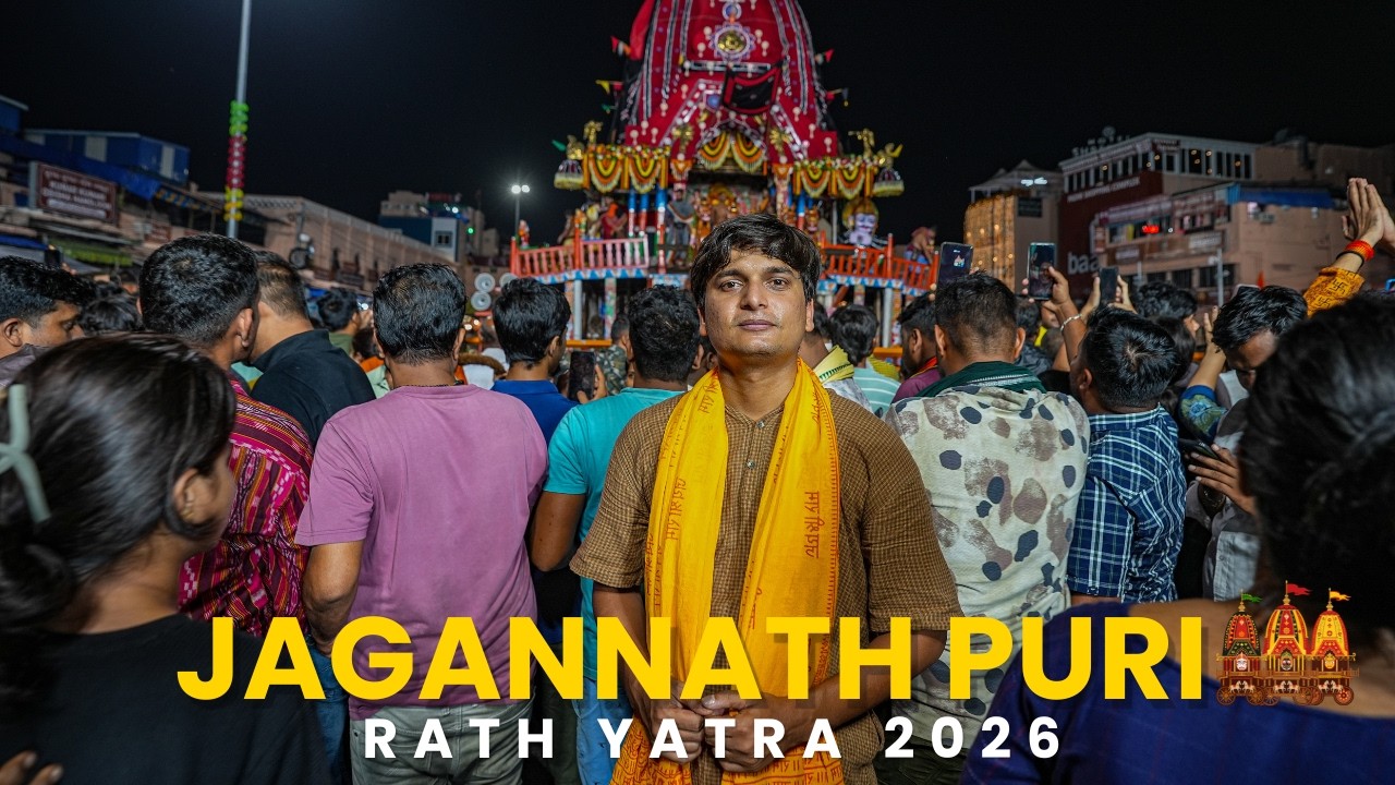 I Survived the World's Biggest Rath Yatra Crowd!