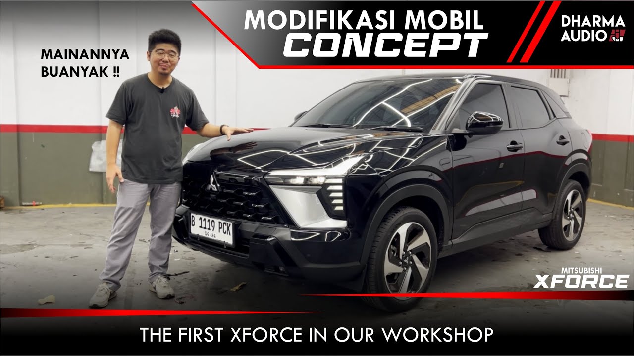 MODIFIKASI MITSUBISHI XFORCE OEM LOOK VERSI DHARMA AUDIO