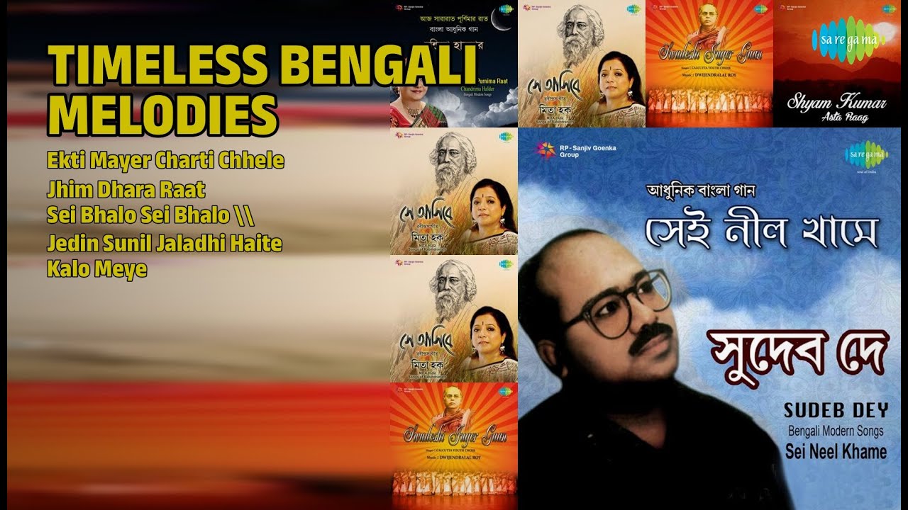 নব্বইয়ের দশকের সেরা গান | Sudeb Dey Songs | Ekti Mayer Charti Chhele | Jhim Dhara Raat