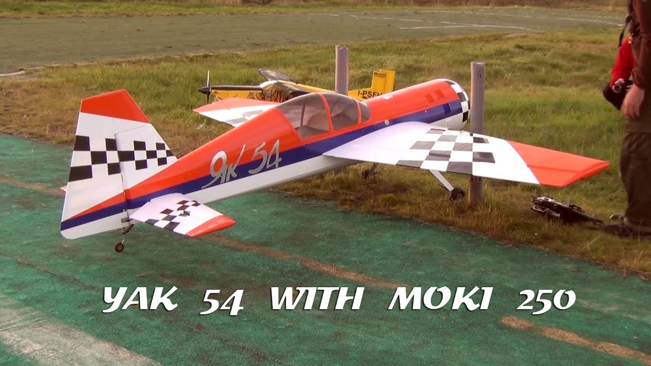 RCNordic - Giant Yak 54 with Moki 250 *volume warning*