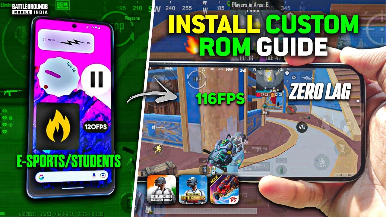 Finally🤩 Gaming Custom Rom Installing Full Guide {Zero Lag Killer Device} Bgmi/Pubg/Free Fire Max