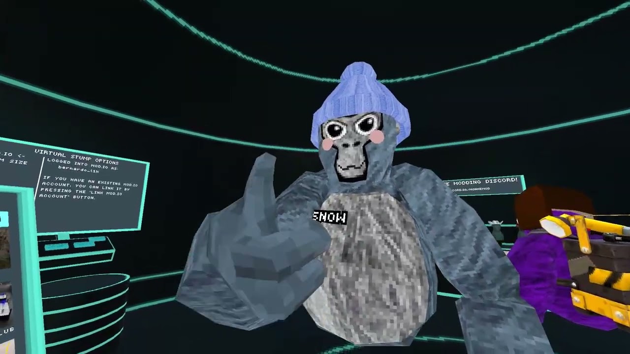 jogando na virtual stump