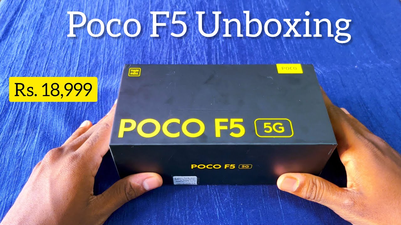POCO F5 5G Unboxing & Initial Impression ⚡ BBD Sale @₹18,999