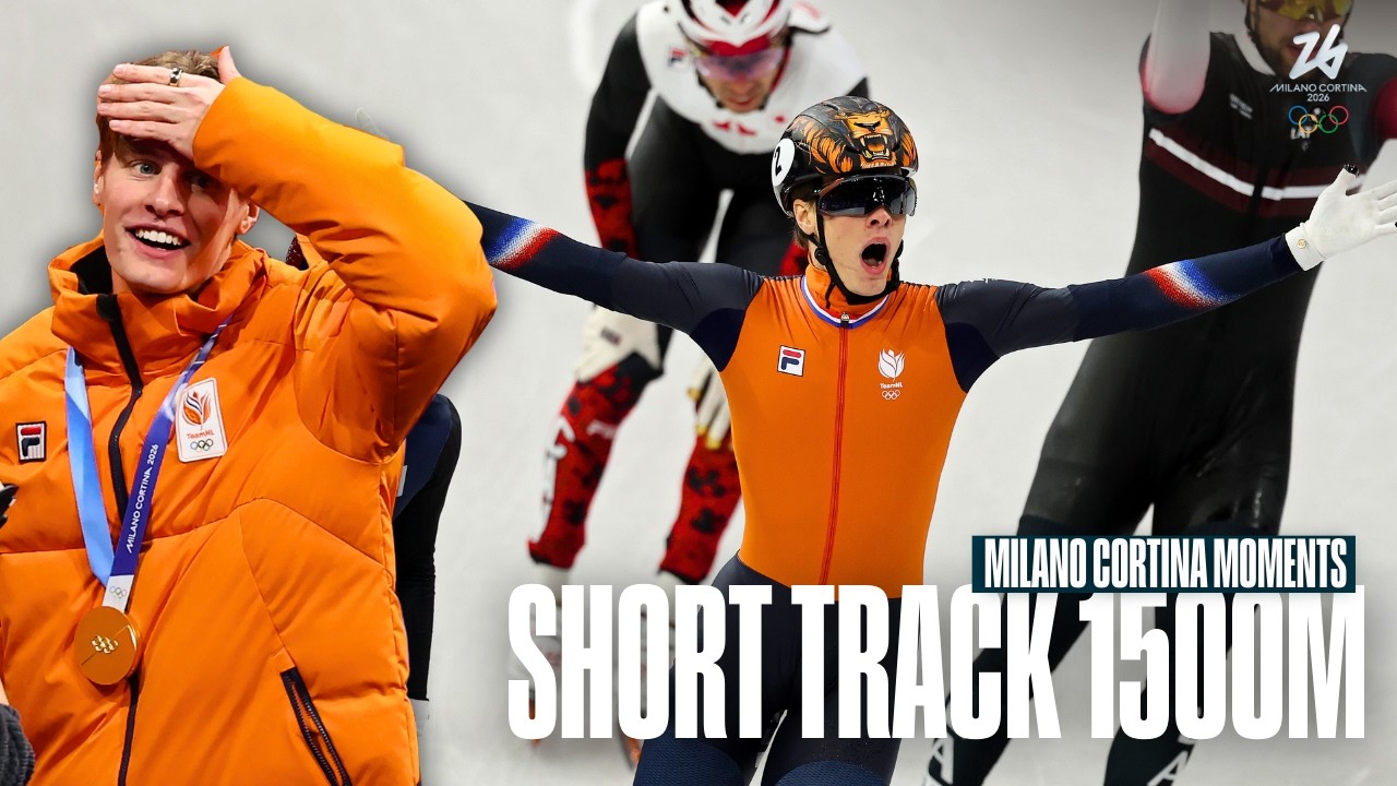 Chaotic Final to Dutch Dominance ⛸️🥇 | Short Track Speed Skating 1500m | Milano Cortina Moments
