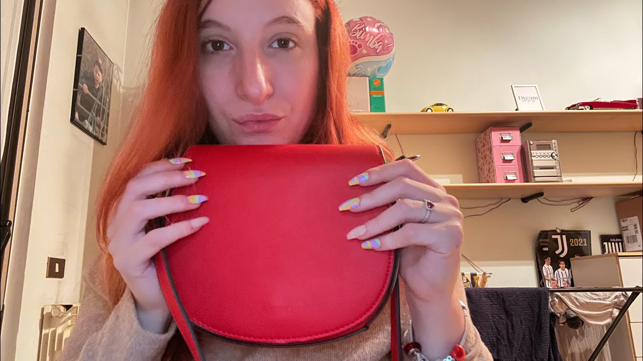 Asmr ita* Collezione borse 👜🎒* haul borse parte 2* OnlyRED ASMR