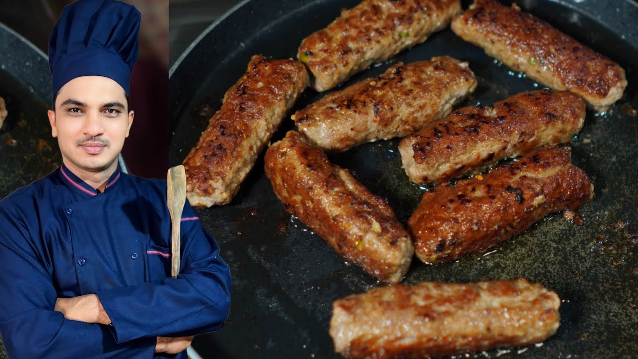 Restaurant Style Seekh Kabab Recipe|Soft and Juicy Beef Keema Kabab|Chef M Afzal|