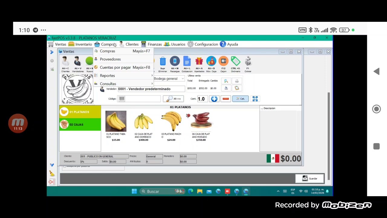 Curso completo plátanos Tabasco b4 central de abastos Querétaro