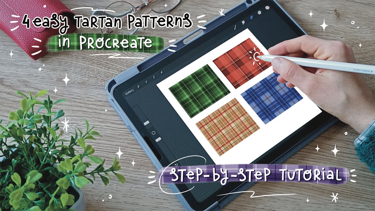 Procreate Pattern Tutorial: Master 4 Tartan Styles Step by Step