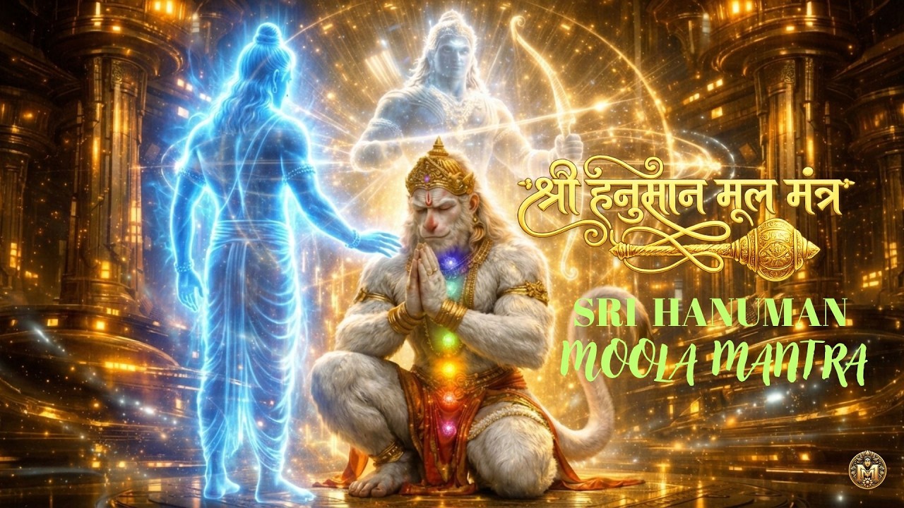 Powerful Hanuman Moola Mantra | Surround yourself with power + protection + divine force ⚡🛡️