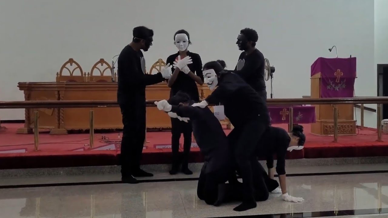 Christian Mime/Drama JESUS VS SATON 